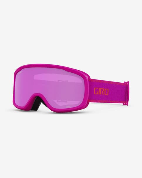 Máscara Giro Moxie fucsia con lente espejada Amber Pink/Yellow mujer