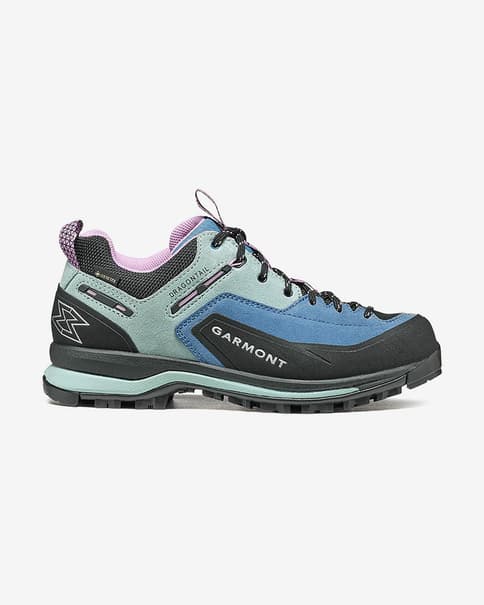 Zapatillas Garmont Dragontail Tech GORE-TEX azul verde rosa mujer