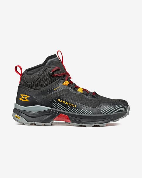 Botas Garmont 9.81 Engage Mid GORE-TEX negro rojo amarillo