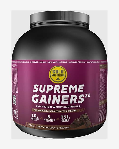 Batido Gold Nutrition Supreme Gainers 2.0 2 kg sabor chocolate 