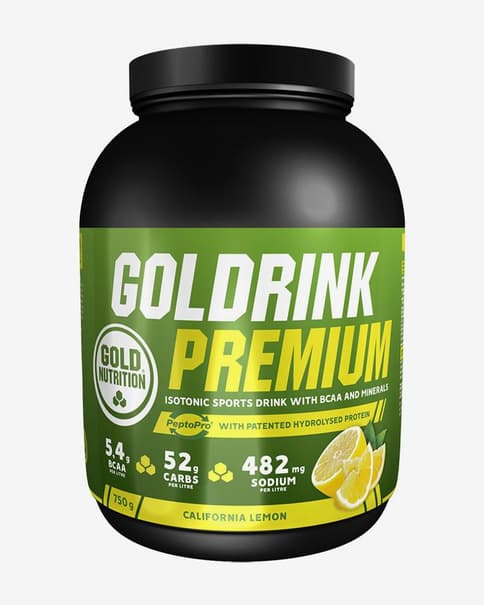 Bebida isotónica GoldNutrition Gold Drink Premium sabor limón 750 g