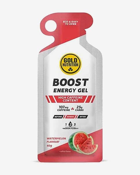 Gel energético Gold Nutrition Boost Plus sabor sandía 40 g