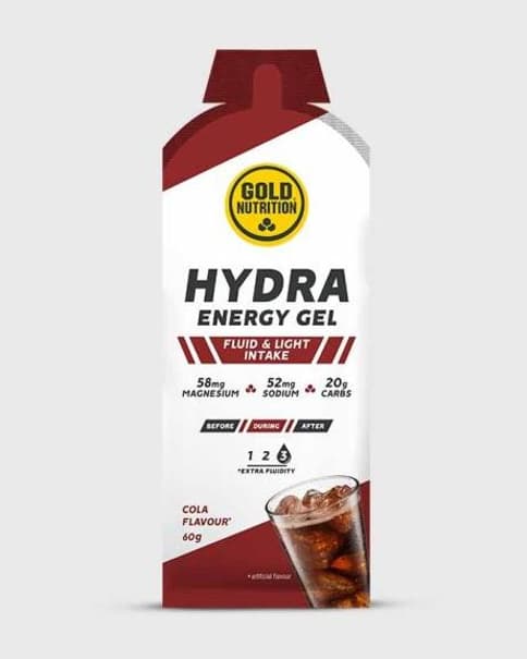 Gel energético GoldNutrition Hydra Gel 60 g sabor cola (16 unidades)