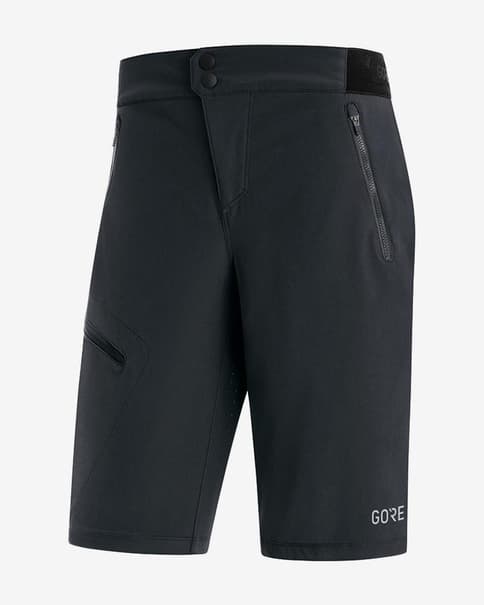 Pantalón corto Gore Wear C5 sin badana negro mujer