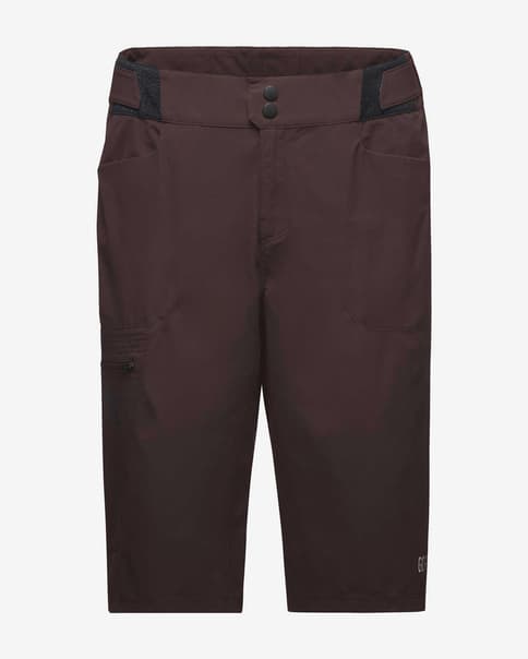 Pantalón corto GOREWEAR Passion sin badana marrón oscuro