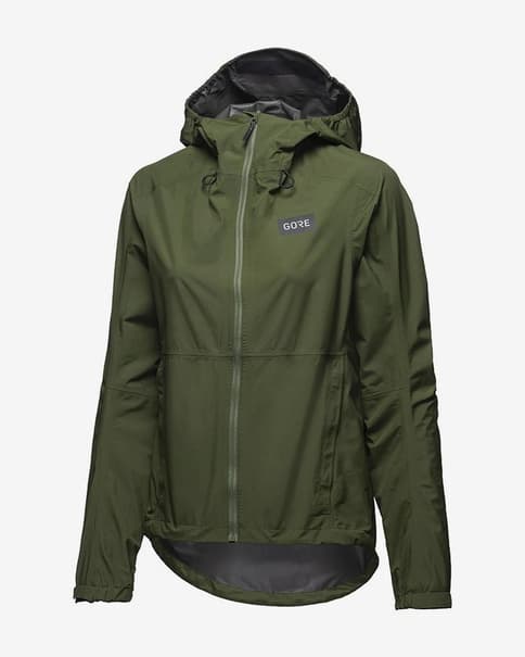 Chaqueta GOREWEAR Endure GORE-TEX Paclite verde oscuro mujer