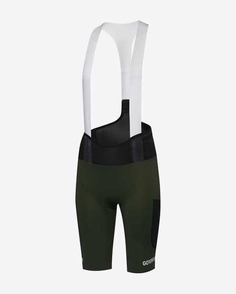 Culote GOREWEAR Spinshift Cargo verde oscuro blanco mujer