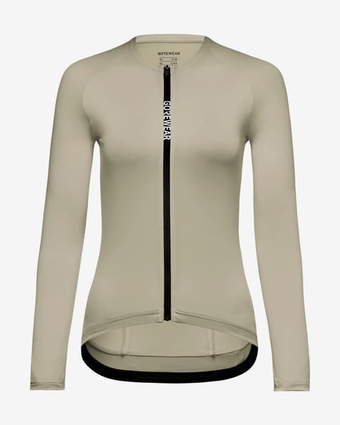 Maillot GOREWEAR Spinshift manga larga beige mujer