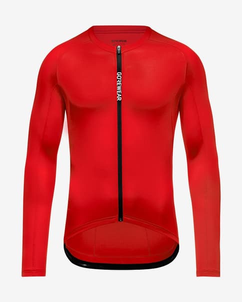 Maillot GOREWEAR Spinshift manga larga rojo