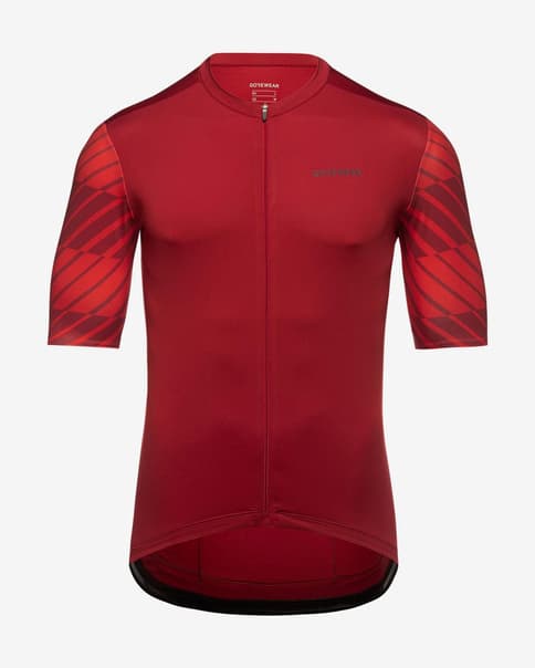 Maillot GOREWEAR Swiftride Optical manga corta rojo