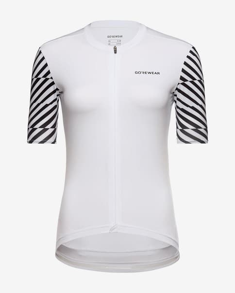Maillot GOREWEAR Swiftride Optical manga corta blanco mujer