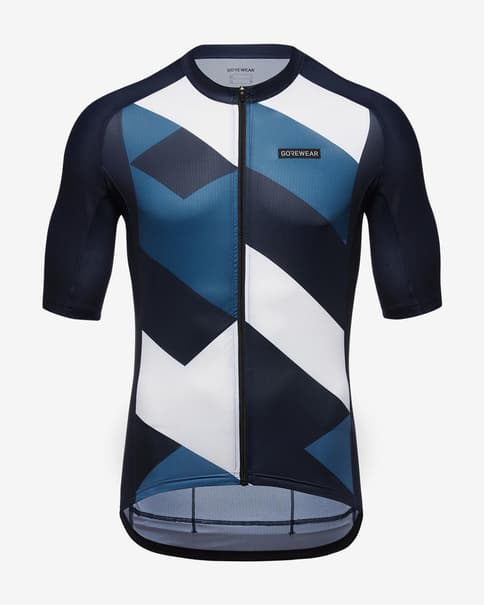 Maillot GOREWEAR Spirit Signal manga corta azul blanco