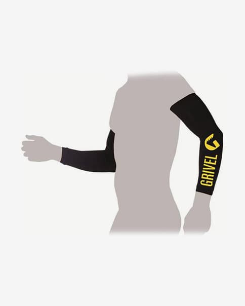 Manguitos Grivel Warm Sleeve negro amarillo (par)