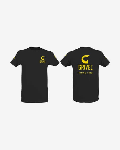 Camiseta Grivel Logo manga corta negro