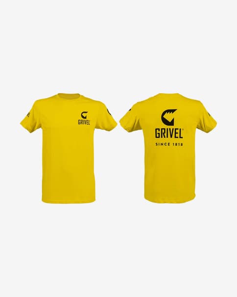 Camiseta Grivel Logo manga corta amarillo