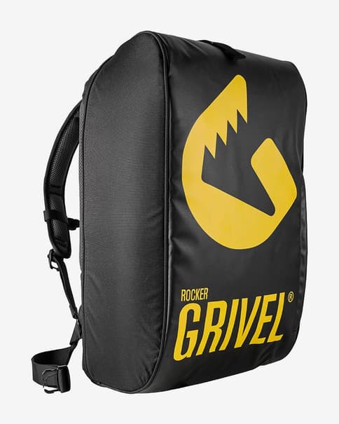 Mochila Grivel Rocker 45L negro amarillo