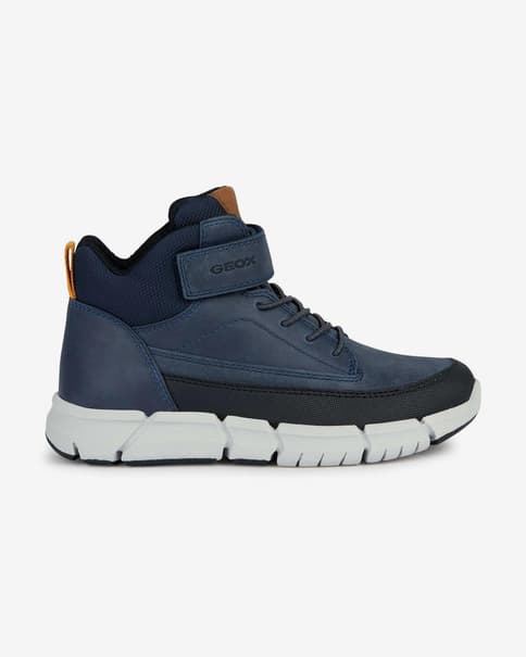 Zapatillas Geox Flexyper azul marino niño