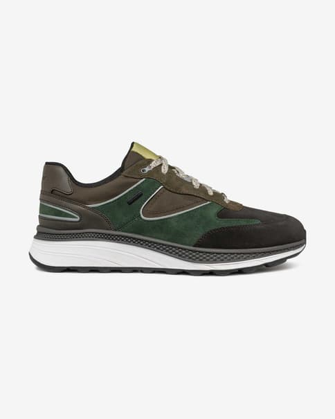 Zapatillas Geox Spherica Actif X1 ABX verde marrón