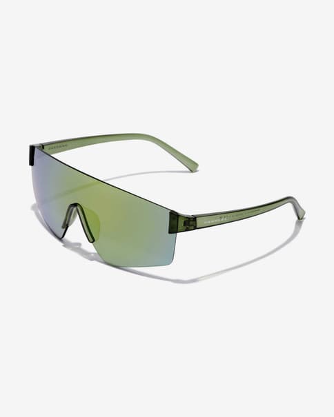 Gafas Hawkers Aero gris con lentes espejadas verde