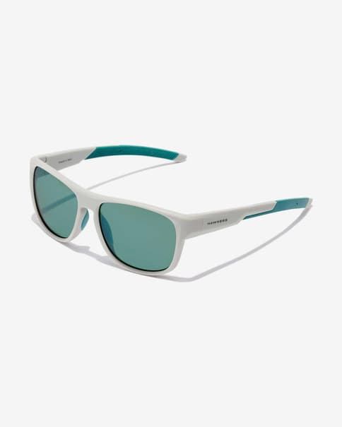 Gafas Hawkers Grip blanco con lentes espejadas azul