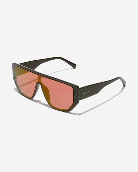 Gafas Hawkers Metro Eco negro con lentes color naranja