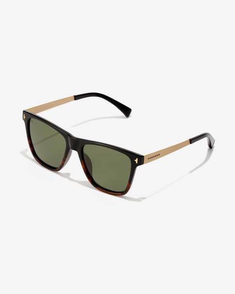 Gafas Hawkers One LS Metal negro con lentes polarizadas verde