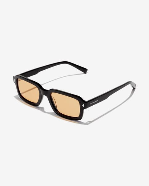 Gafas Hawkers Point negro con lentes de color naranja