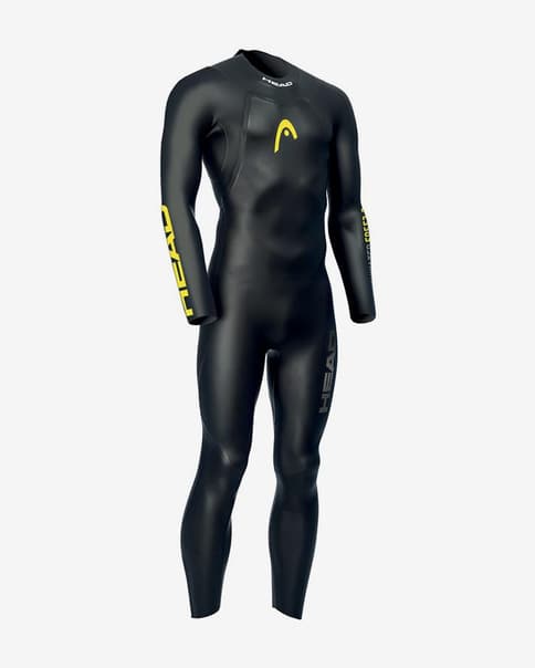 Head Openwater Free 3.2 Triathlonanzug Langarm schwarz/gelb