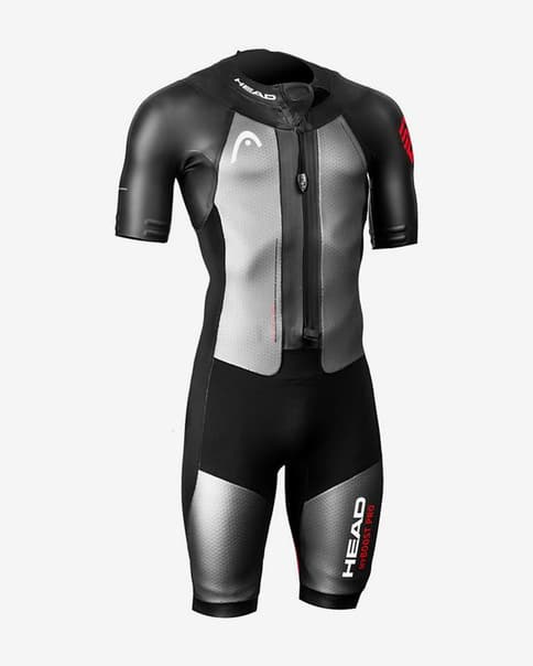Head Myboost Pro Trisuit langarm grau/schwarz/rot