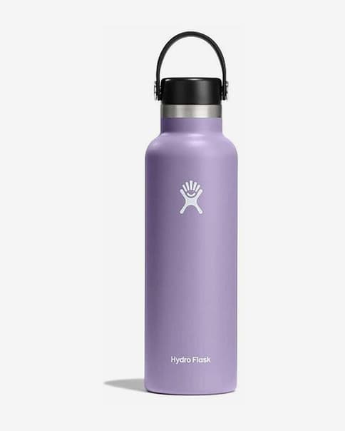 Bidon Hydro Flask 21 Oz Standard Mouth avec bouchon Standard Flex Cap violet