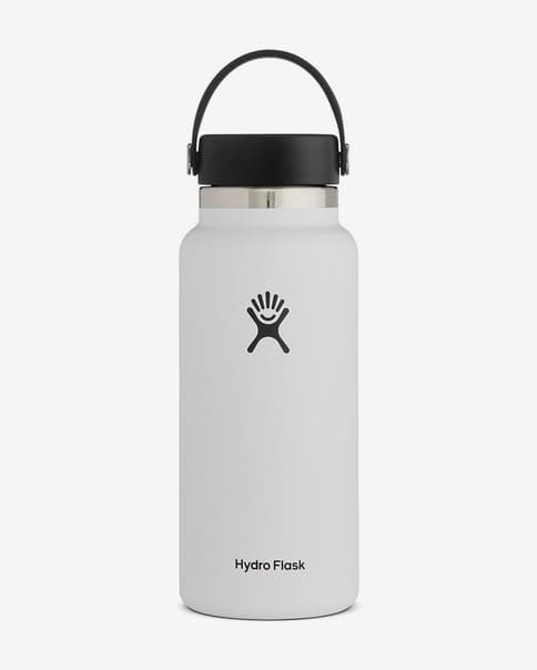 Botella termo Hydro Flask Wide Flex Cap 946 ml blanco