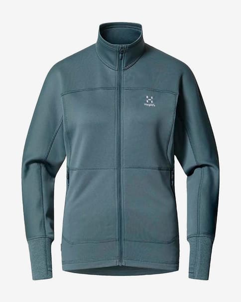 Forro polar Haglöfs Betula azul acero mujer