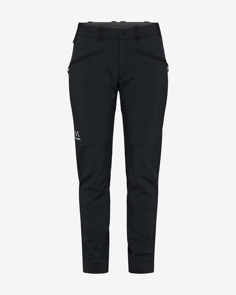 Pantalón largo Haglöfs Chilly Softshell negro mujer