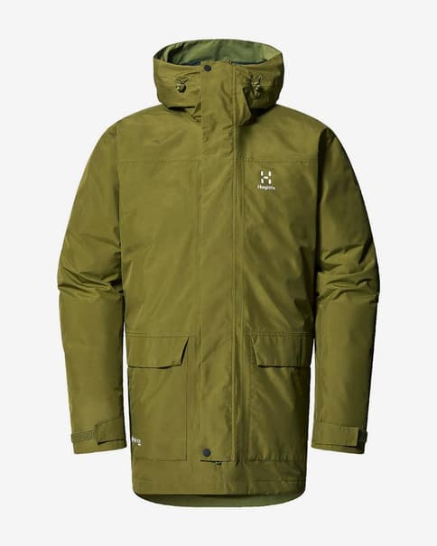Chaqueta con capucha Haglöfs Asp 3-in-1 GORE-TEX verde oliva