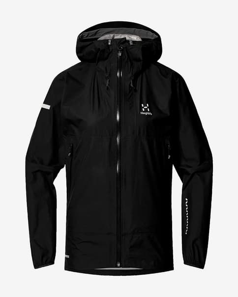 Chaqueta con capucha Haglöfs L.I.M GORE-TEX II Paclite negro mujer