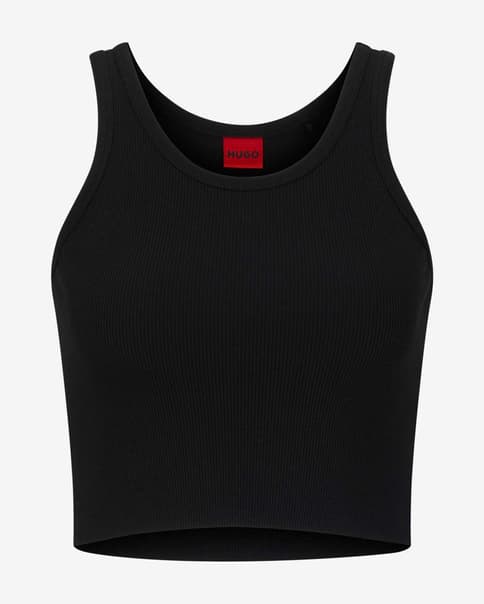 Camiseta HUGO Dalilly tirantes negro mujer