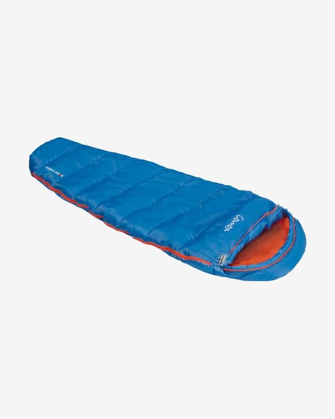 Saco de dormir High Peak Comox +10C azul naranja infantil