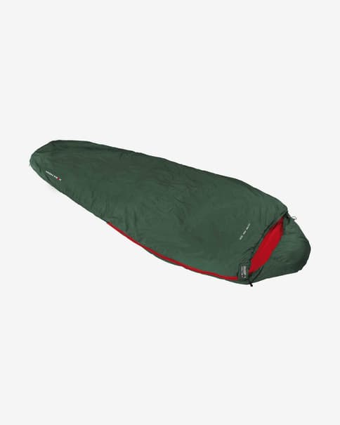 Saco de dormir High Peak Ultra Pak 500 +16C verde bosque