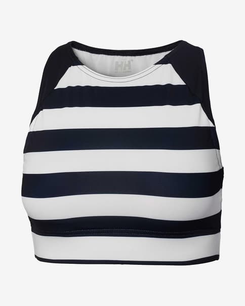 Sujetador Helly Hansen HP Cropped Top azul marino blanco