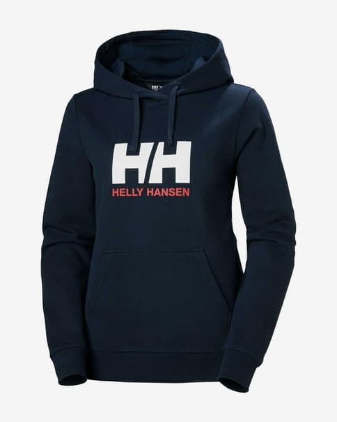 Sudadera con capucha Helly Hansen Logo 2.0 azul marino mujer