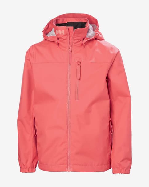 Helly Hansen Crew 2.0 kinderjack met capuchon roze