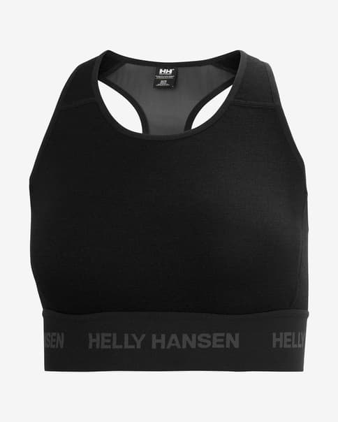 Sujetador Helly Hansen Durawool negro