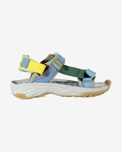 Sandalias Hi-Tec Ula Raft azul verde infantil