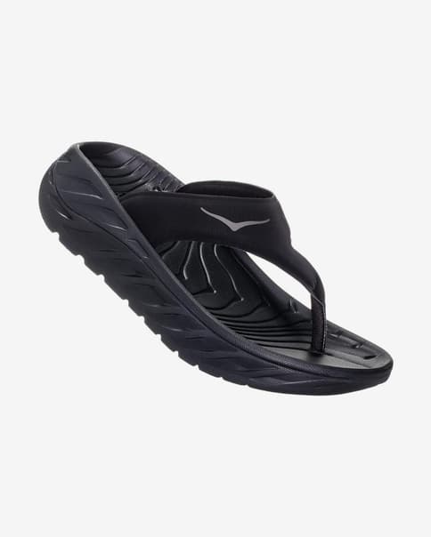 HOKA ORA Recovery Flip Damen Flip-Flops schwarz/rot