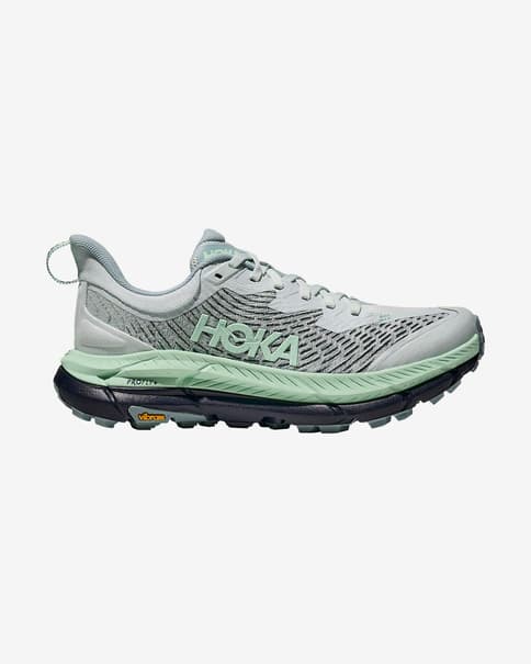 HOKA Mafate Speed 4 Damen Laufschuhe grau/grün