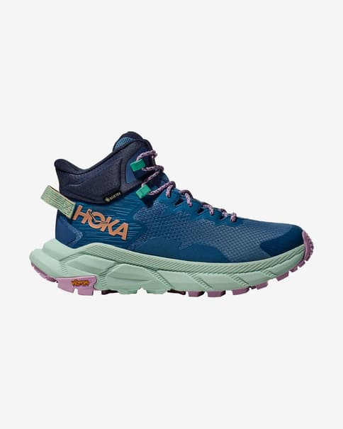 Botas HOKA Trail Code GORE-TEX azul marino mujer