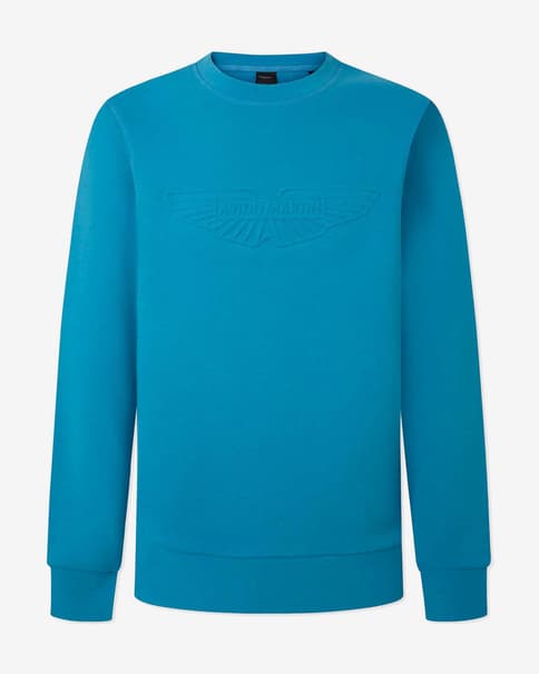 Sudadera Hackett Aston Martin Crew azul luminoso
