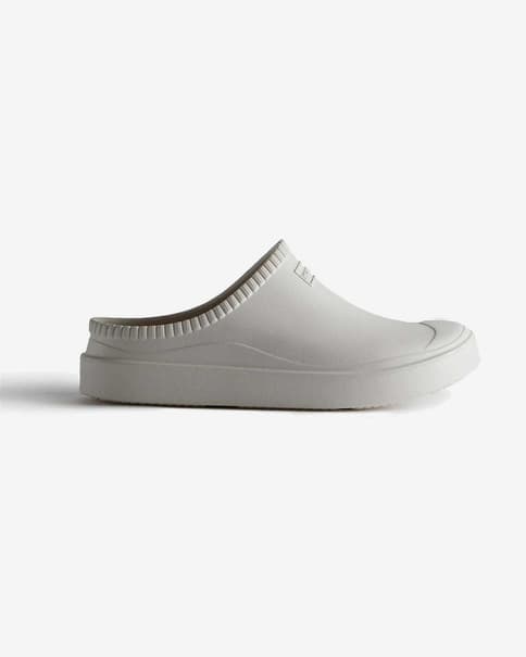 Zuecos Hunter In/Out Bloom Algae blanco