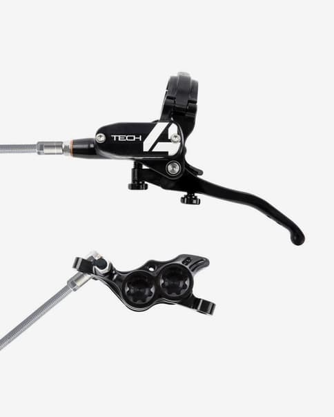 Travão de disco traseiro Hope Tech 4 E4 cinzento preto