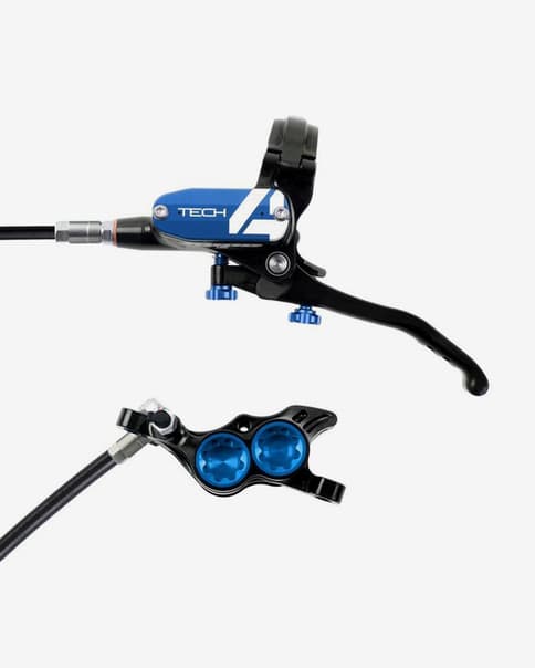 Freno de disco trasero Hope Tech 4 E4 azul negro